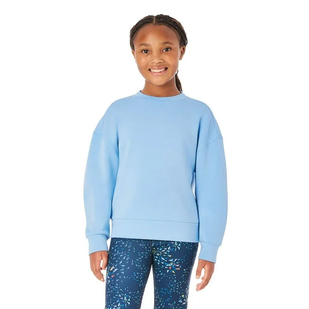MM Girls Sandwash Long Sleeve Pullover