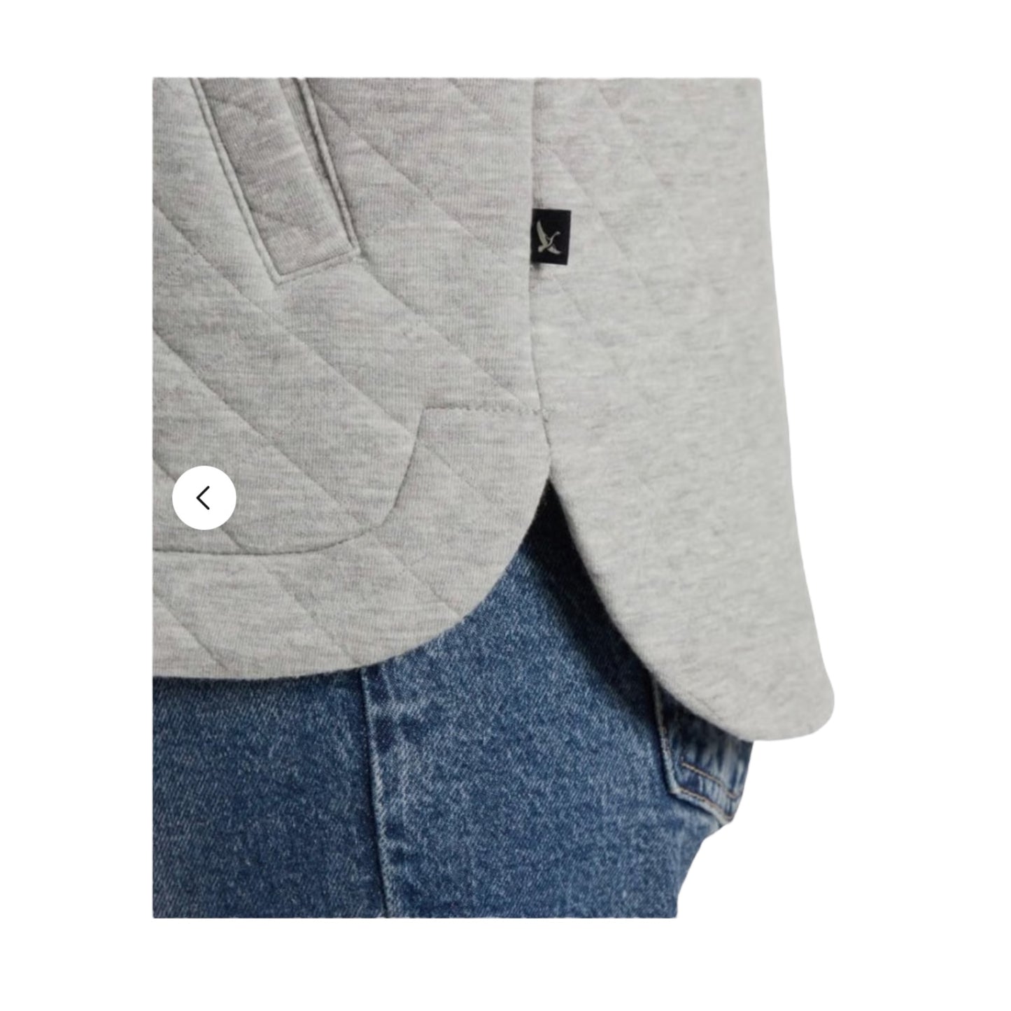 Eddie Bauer Quilted Kangaroo Pocket Pullover