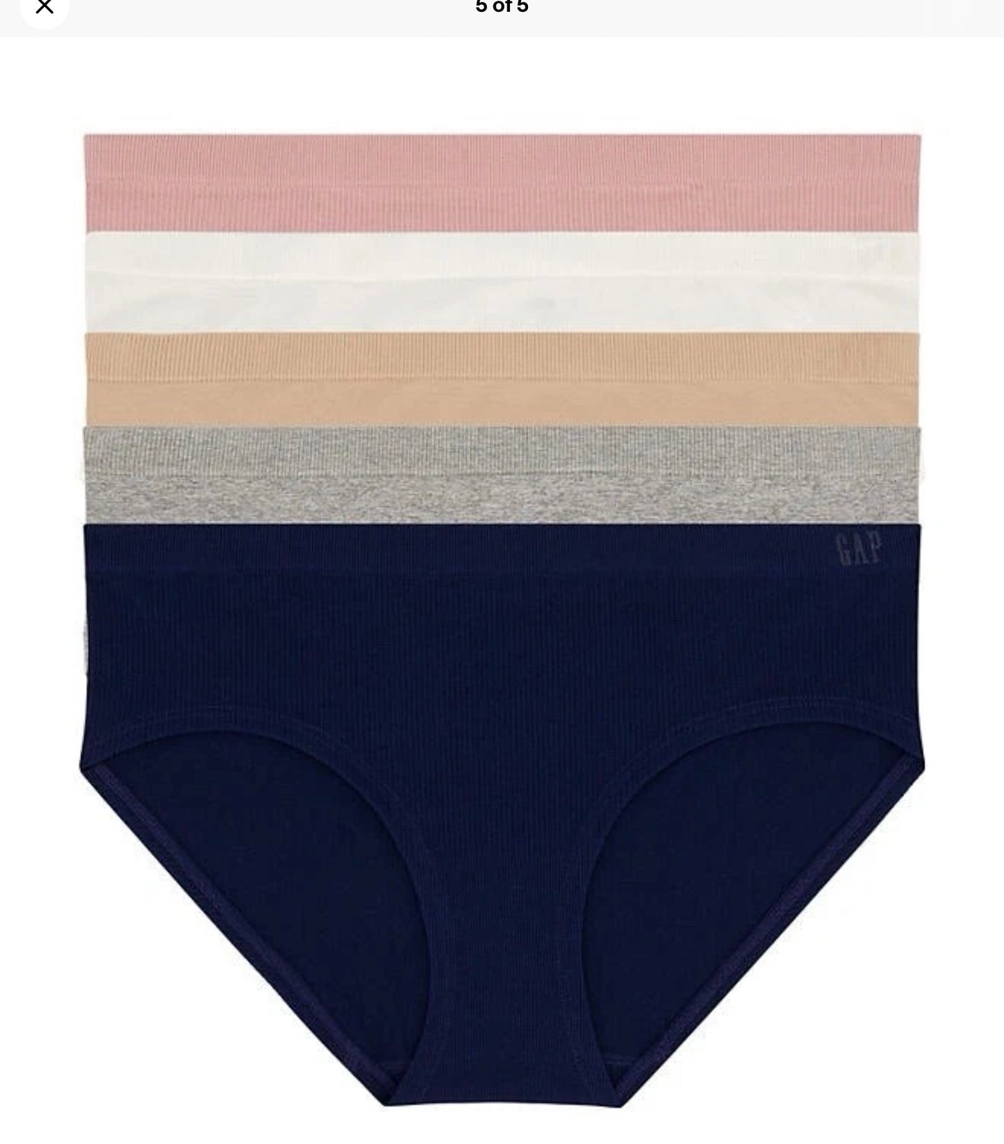 5PK GapBody Seamless Hipster