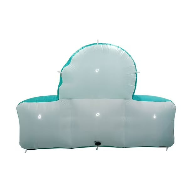 Logo Brands Miami Dolphins Pre-Lit 7’x10’ Team Inflatable
