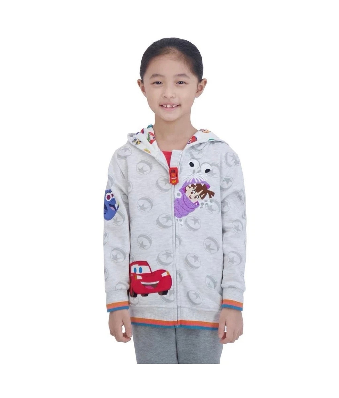 Disney Character Kids Zip Hooded Jacket