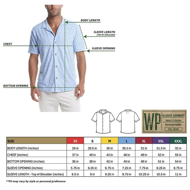 WP Weatherproof Button Down Terry Shirt