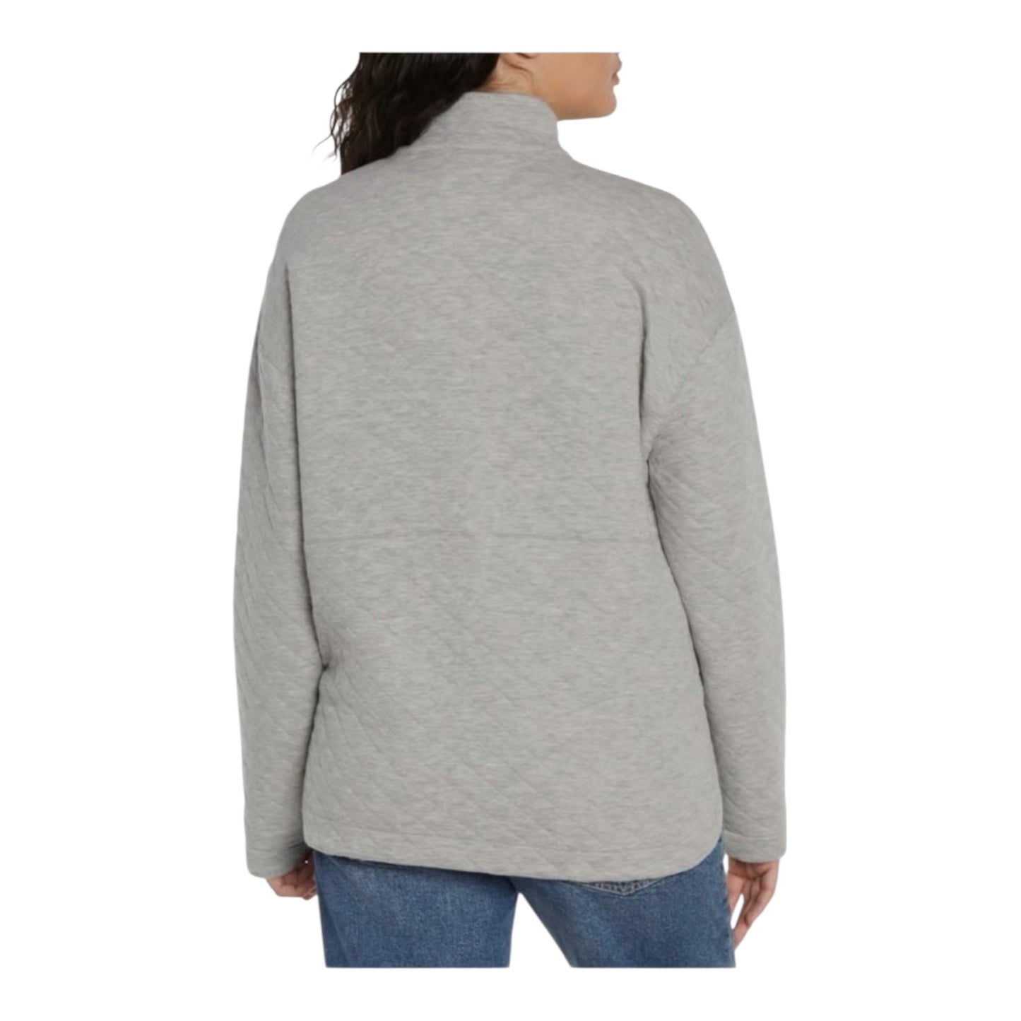 Eddie Bauer Quilted Kangaroo Pocket Pullover