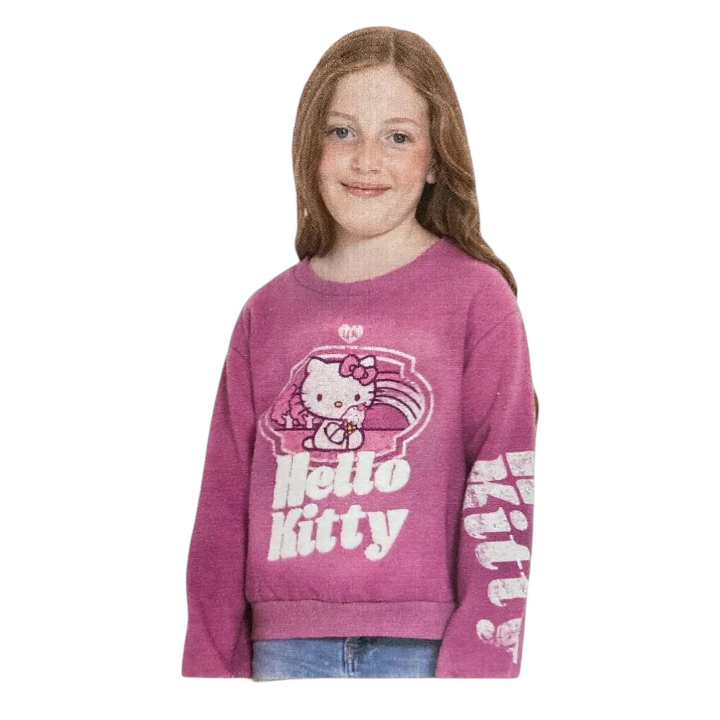 Hello Kitty girls crewneck sweatshirt by Underdog Liquidation