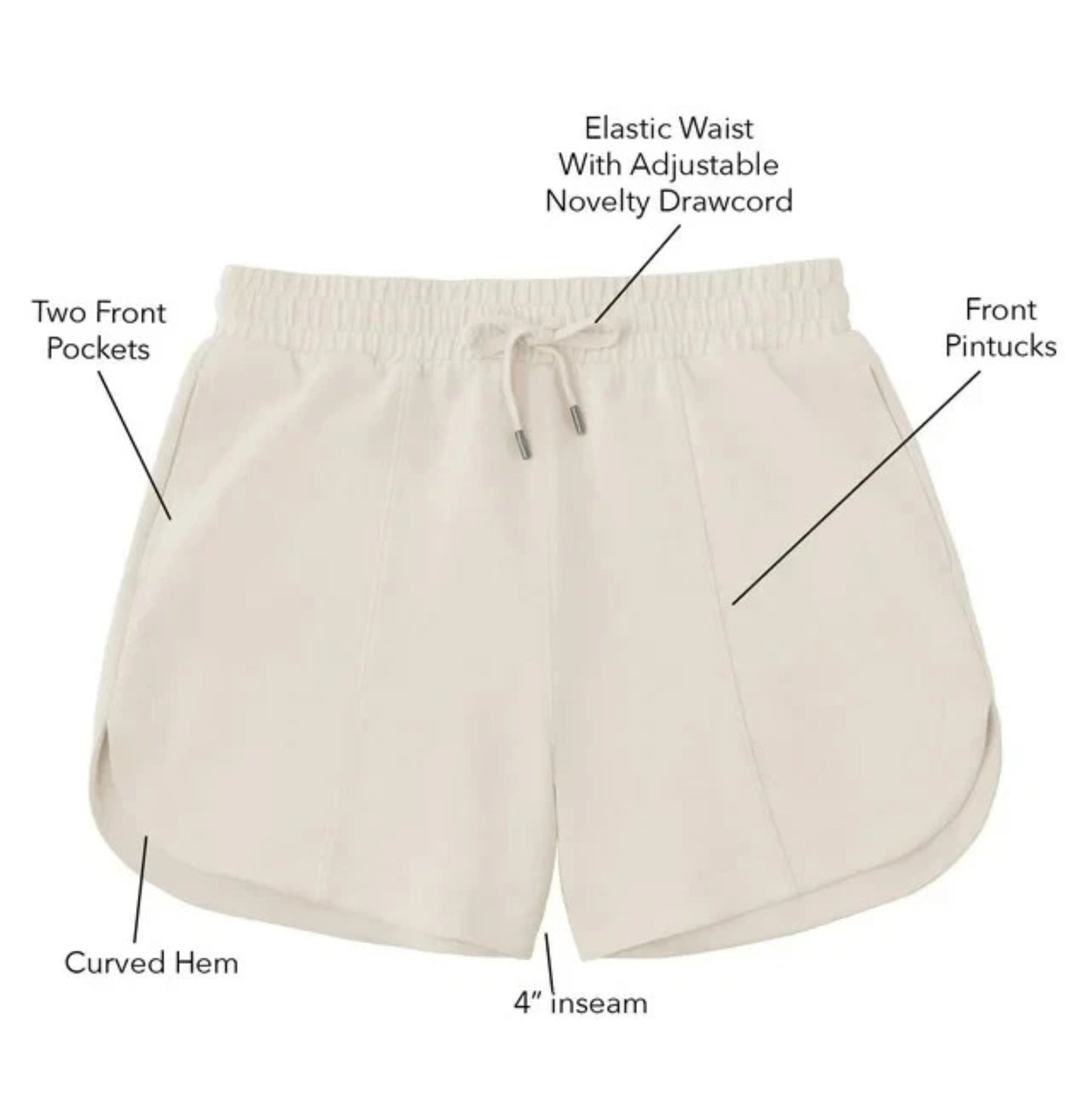 MM Soft Sandwash Pockets Dolphin Hem Short by Underdog Liquidation