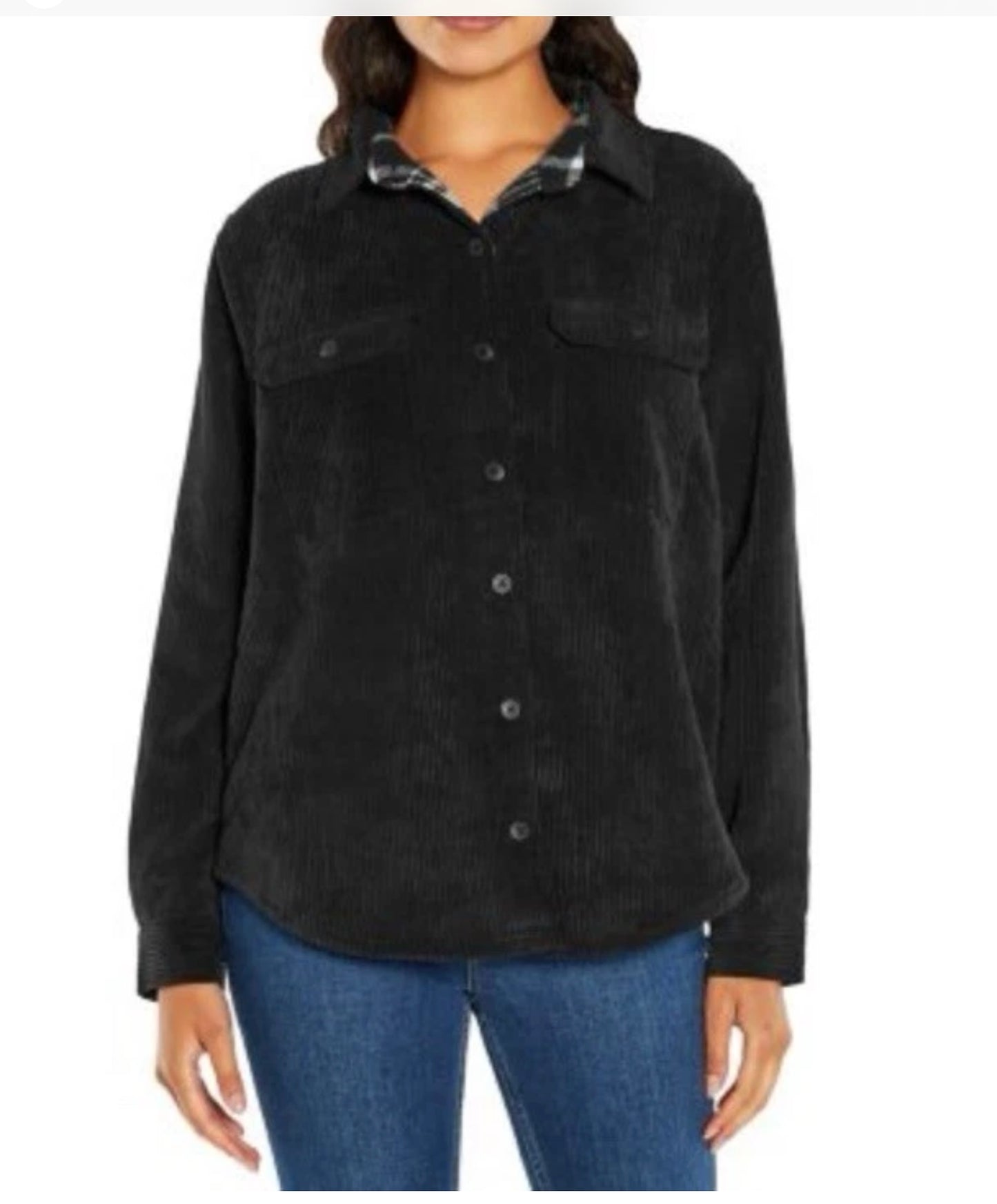 Three Dots Corduroy Shirt Jacket by Underdog Liquidation