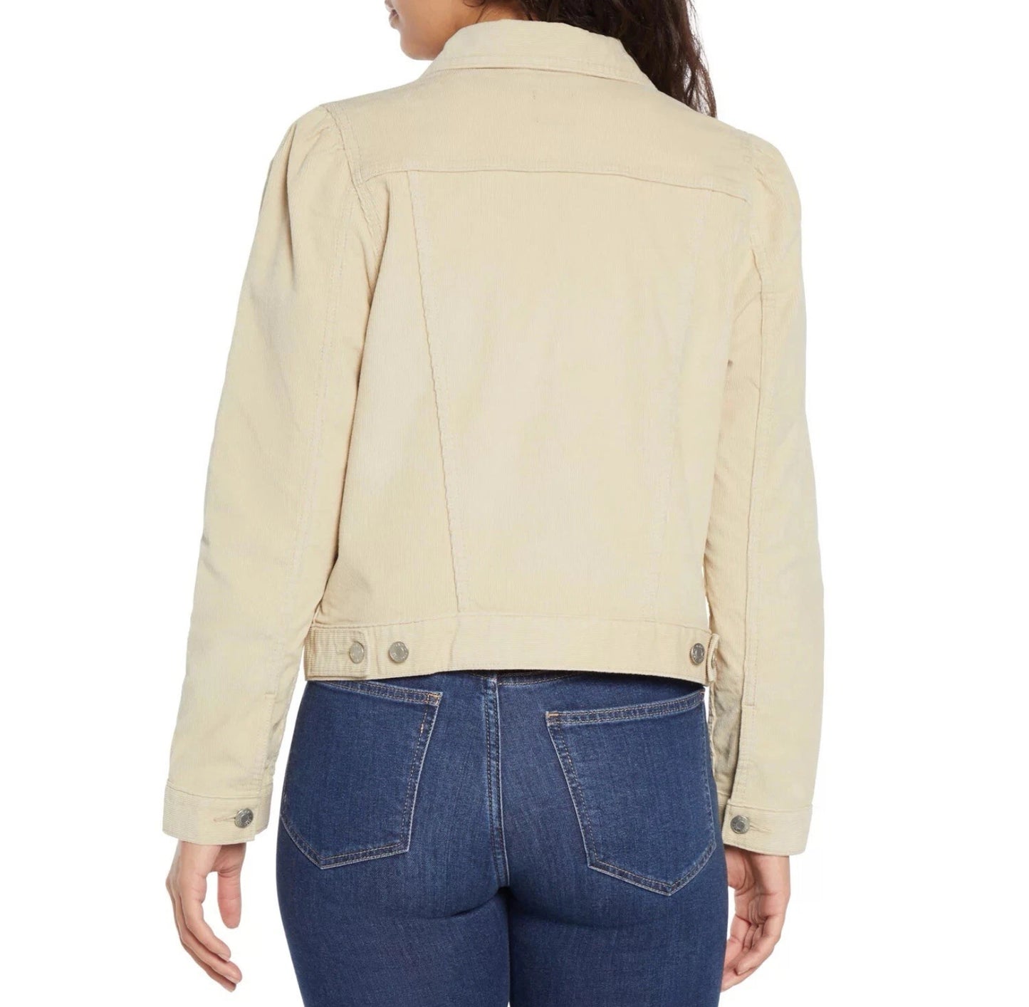 Gap Puff Sleeve Corduroy Jacket Oyster Gray by Underdog Liquidation