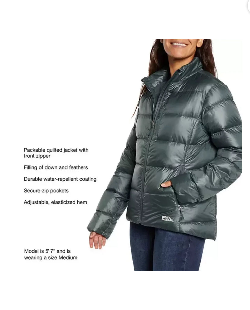 Eddie Bauer Down Packable Puffer Jacket