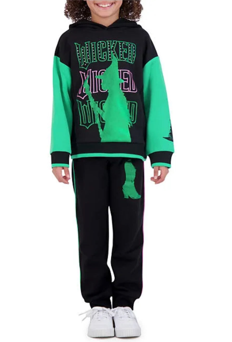 Disney Wicked Character Girls Hoodie & Jogger Set by Underdog Liquidation
