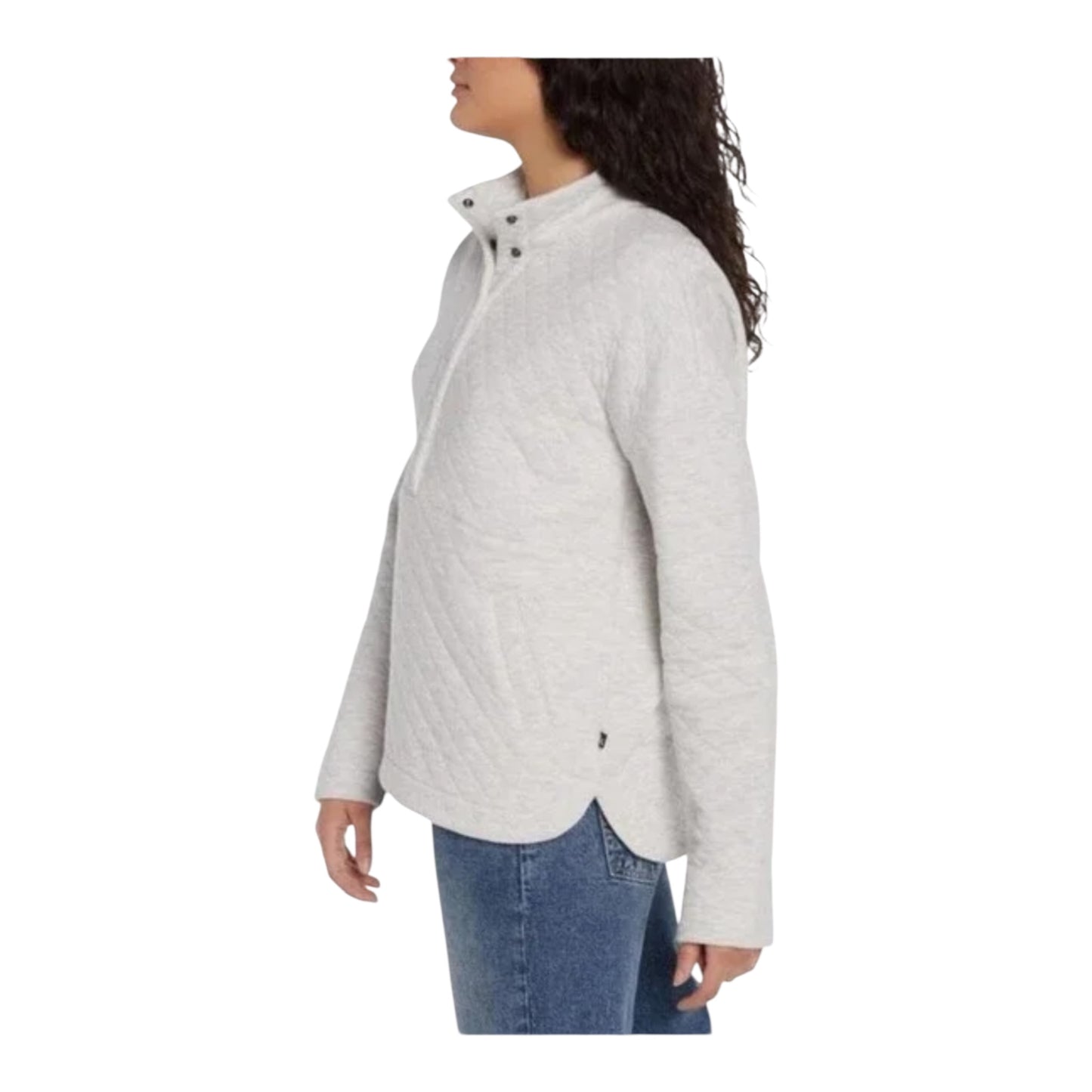 Eddie Bauer Quilted Kangaroo Pocket Pullover