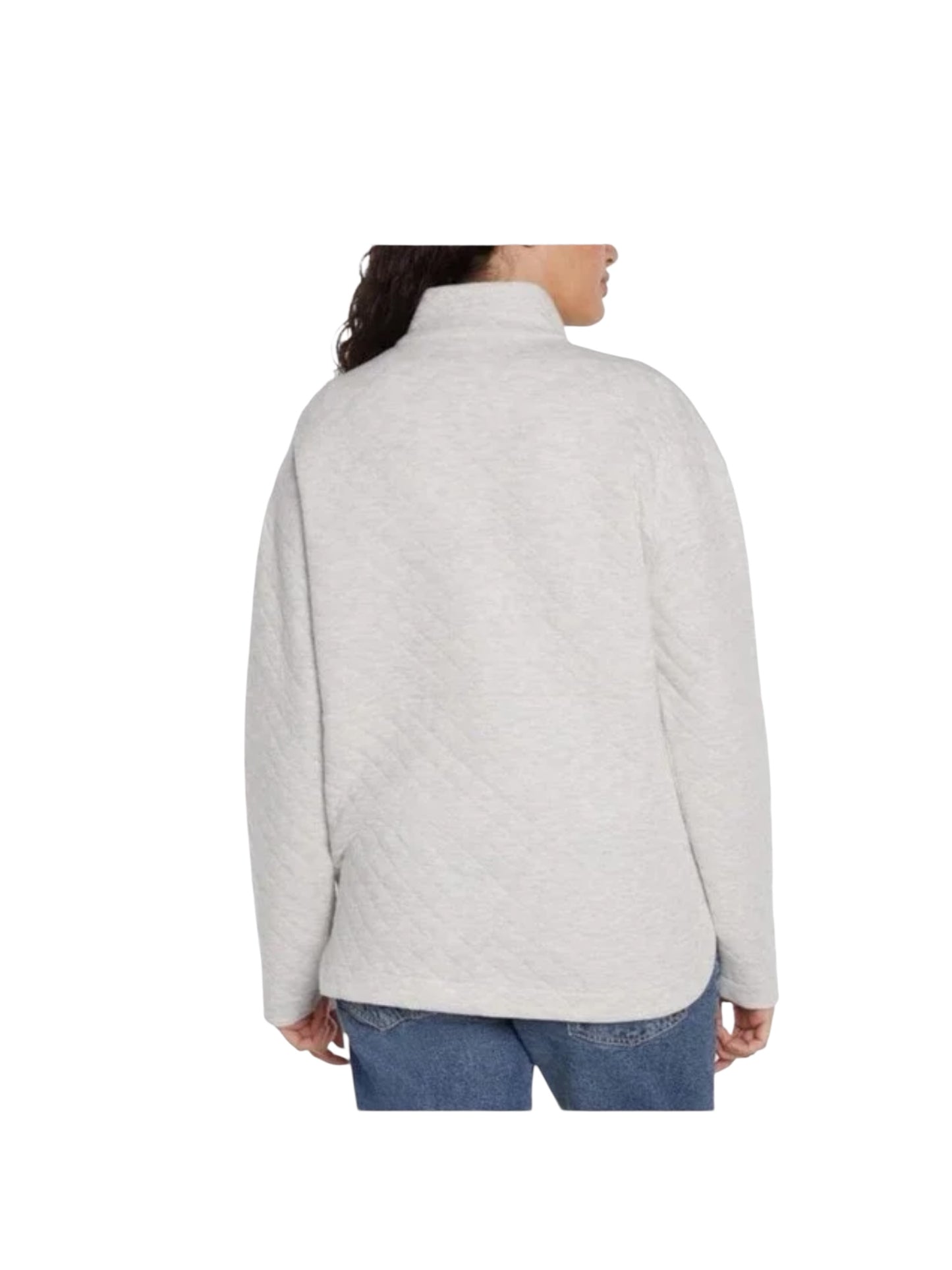 Eddie Bauer Quilted Kangaroo Pocket Pullover