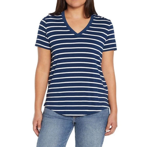 Gap Soft Jersey Relaxed Short Sleeve V-Neck Top by Underdog Liquidation