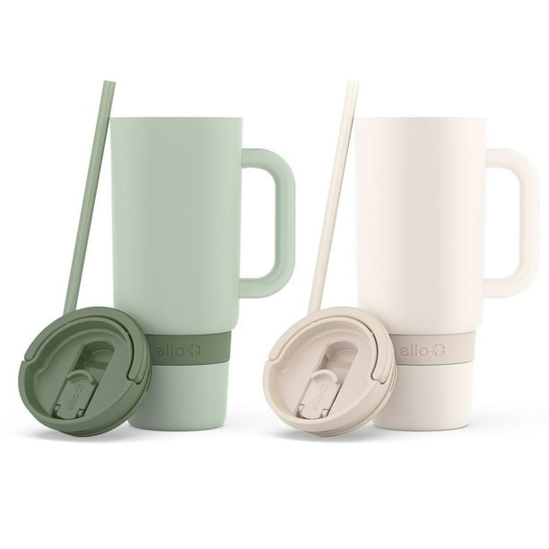 2PK Ello Port 40-oz. Stainless Steel Tumbler with Handle