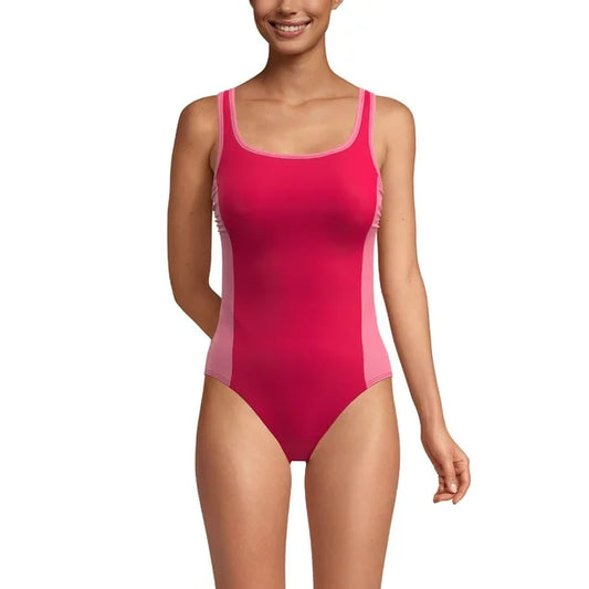 Lands' End Scoop Neck One-Piece Swimsuit by Underdog Liquidation
