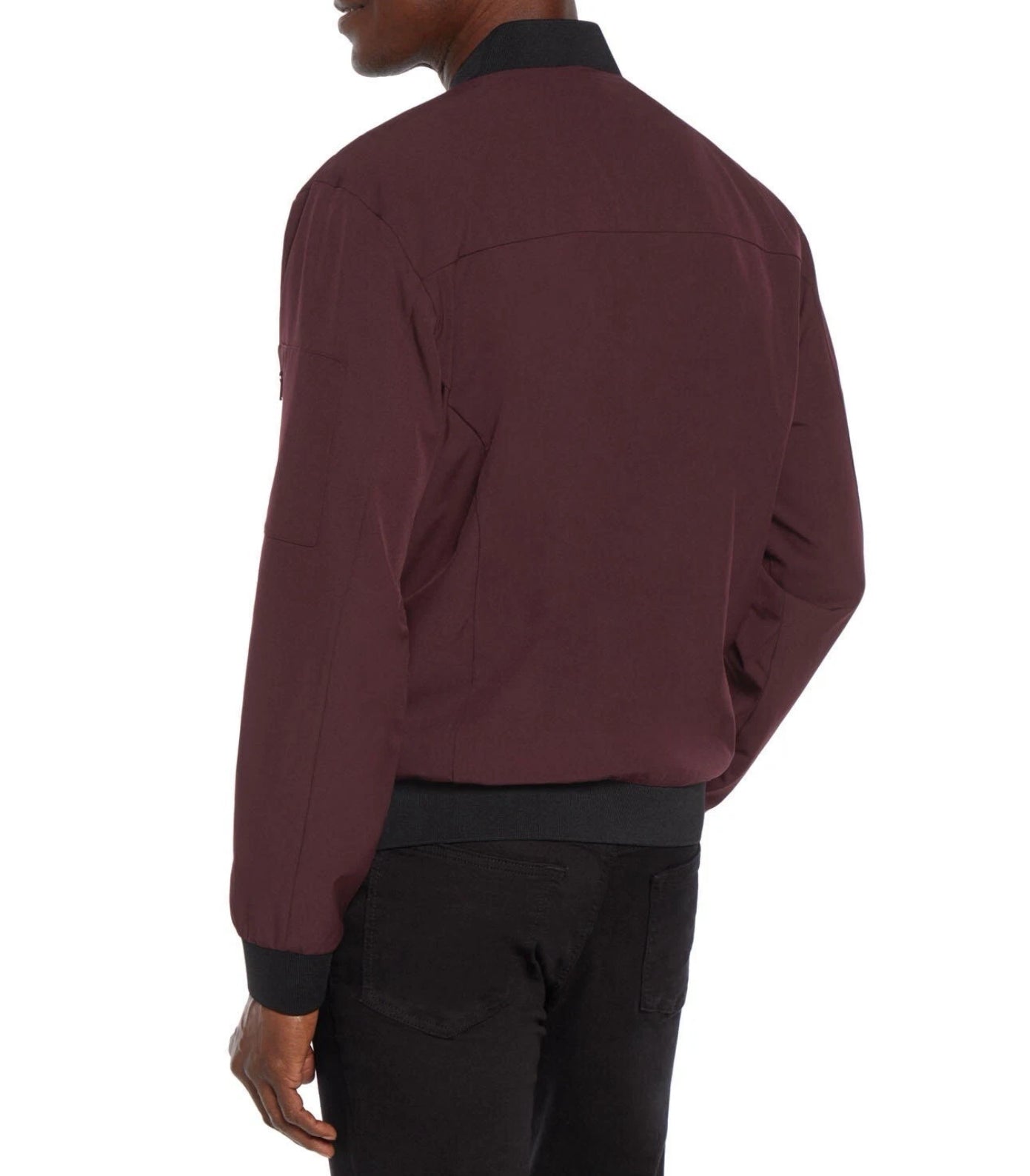 Express  Lightweight Bomber Jacket Size XL Winetasting