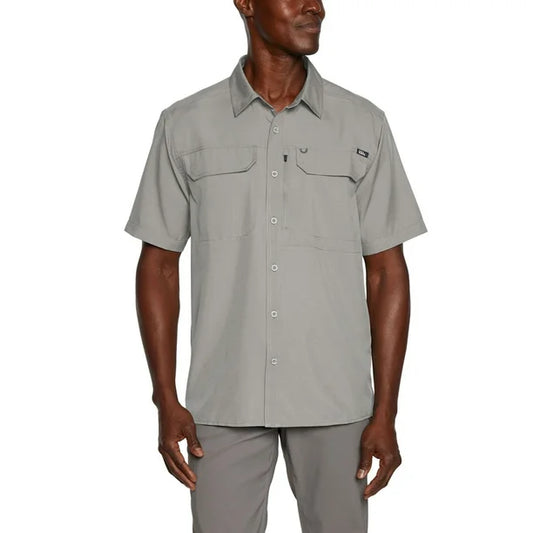 Eddie Bauer Short Sleeve Woven Tech Shirt
