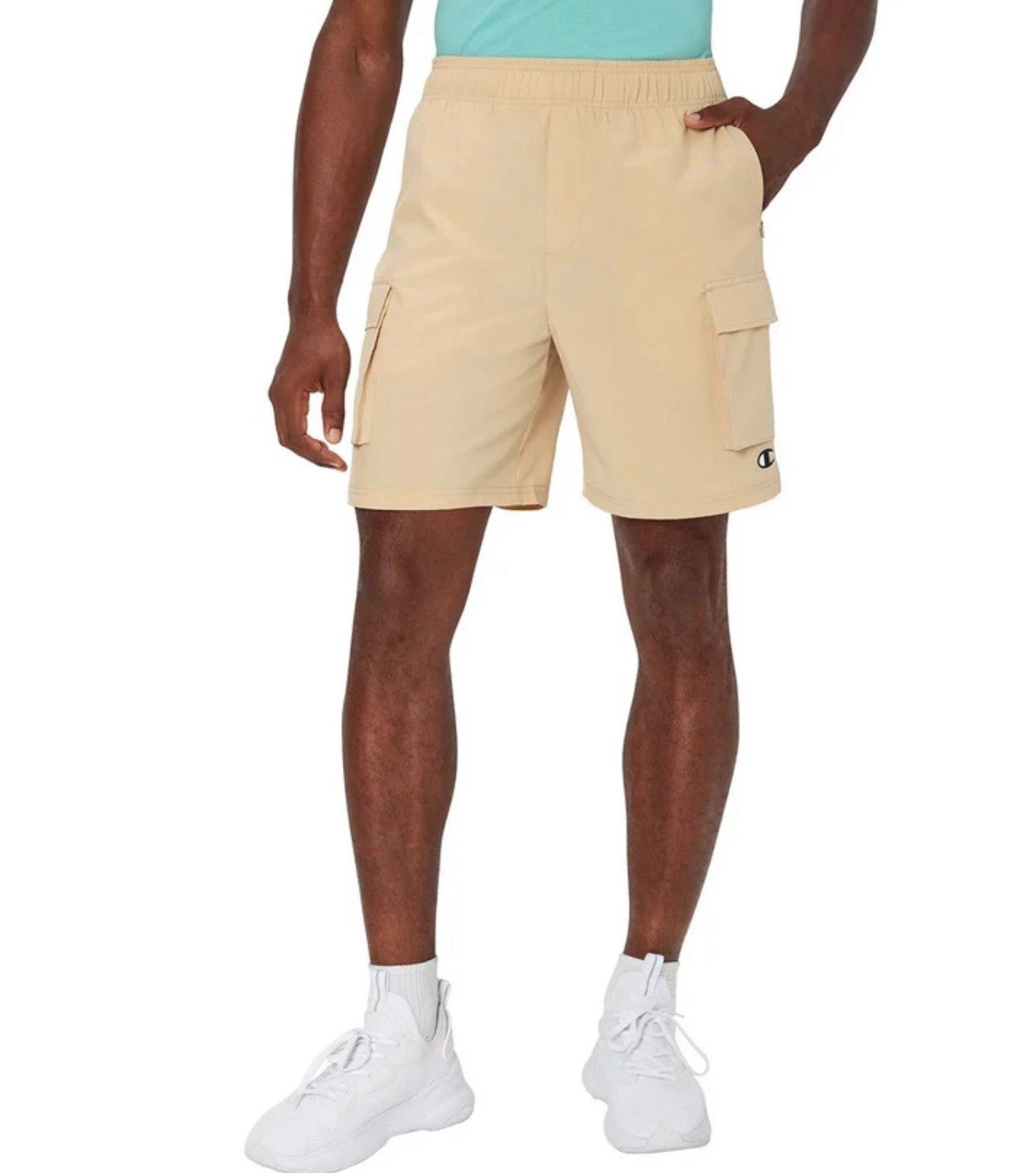 Champion Mens Performance Woven Cargo Shorts - Western Khaki, XXL