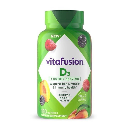 Vitafusion Vitamin D3 Gummy Vitamins - Peach, berry - Exp 02/27