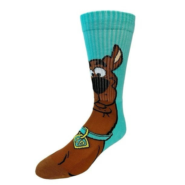 Scooby-Doo Men's 2 Pack Boxer Brief with Athletic Crew Socks Set, L(36-38)