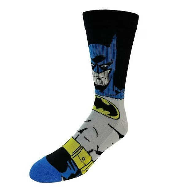 Justice League Men's 2 Pack Boxer Brief with Athletic Crew Socks Set