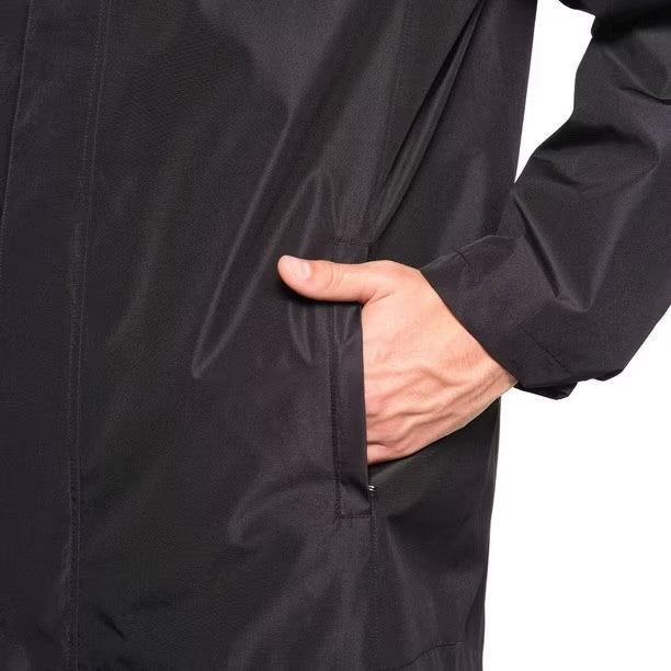 Lands End Black Rain Stormer Jacket Men's Full Zip New