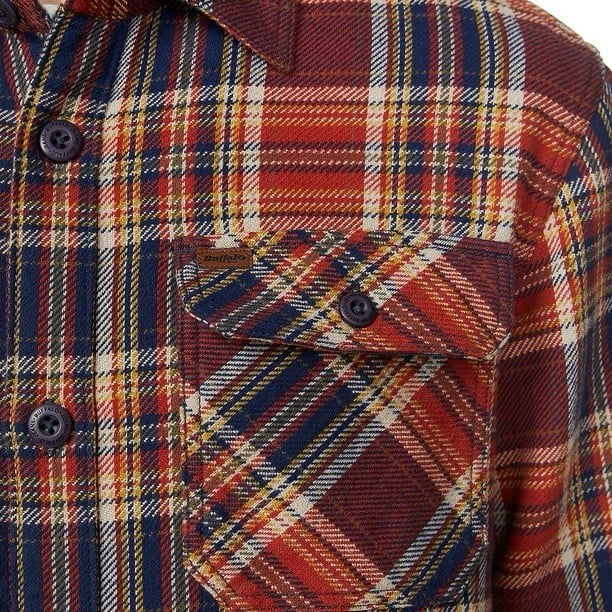 Buffalo Men's Long Sleeve Red Shirt Jacket
