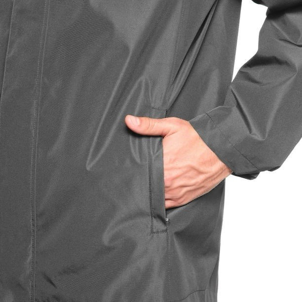 Lands End Gray Rain Stormer Jacket Men's Full Zip New