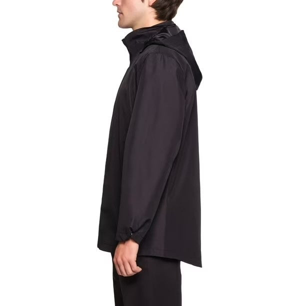 Lands End Black Rain Stormer Jacket Men's Full Zip New