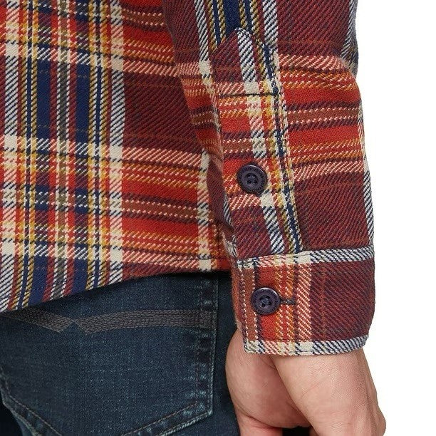 Buffalo Men's Long Sleeve Red Shirt Jacket