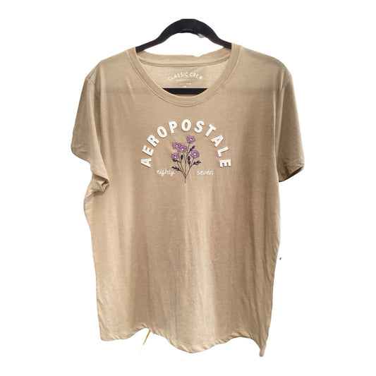 Aeropostale Ladies Soft Lightweight Short Sleeve Graphic Logo Tee,XXL