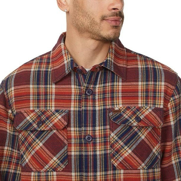 Buffalo Men's Long Sleeve Red Shirt Jacket
