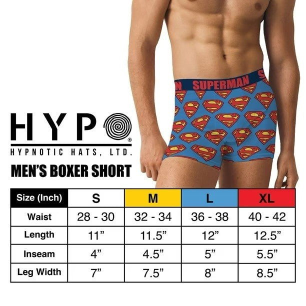 Justice League Men's 2 Pack Boxer Brief with Athletic Crew Socks Set