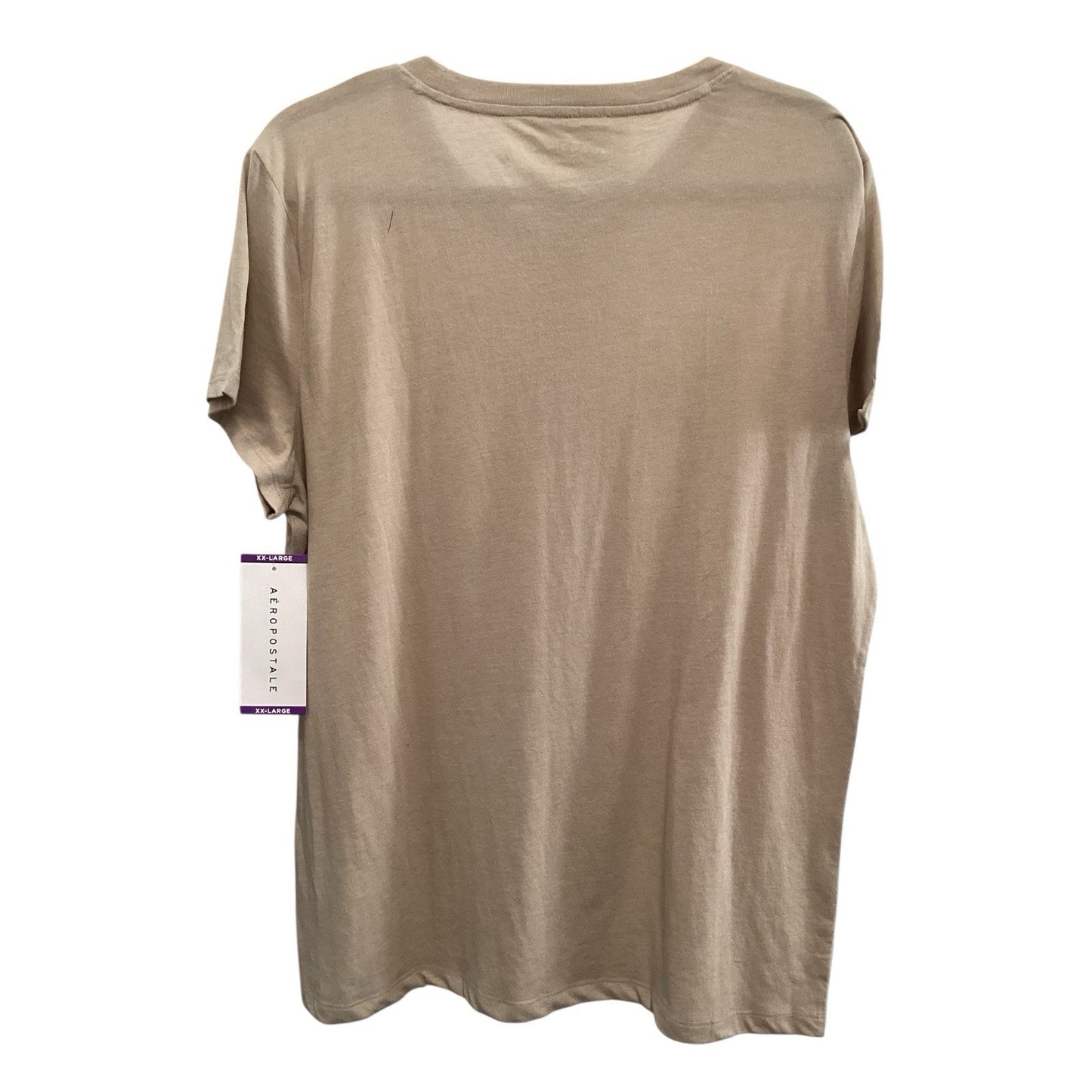 Aeropostale Ladies Soft Lightweight Short Sleeve Graphic Logo Tee,XXL