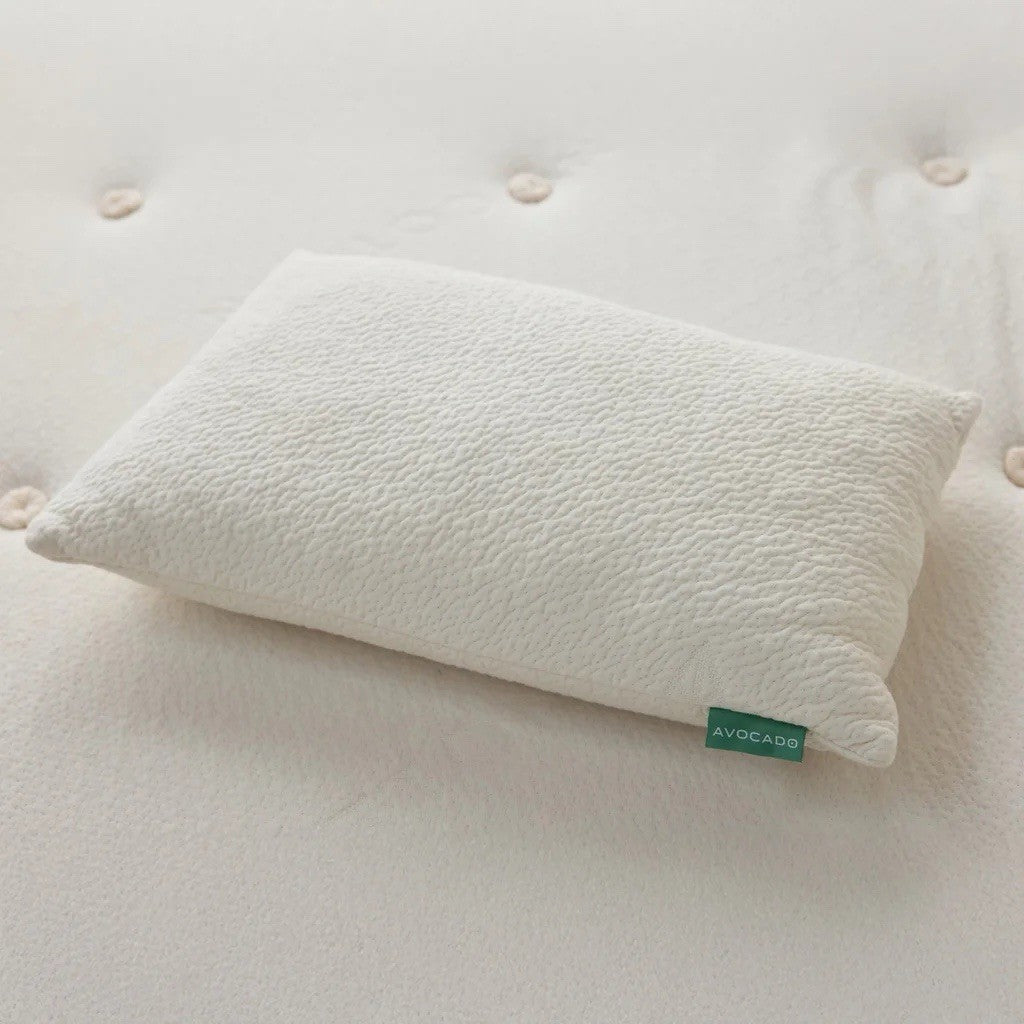 Avocado Organic Pillow with Natural Latex and Kapok Fill - Queen