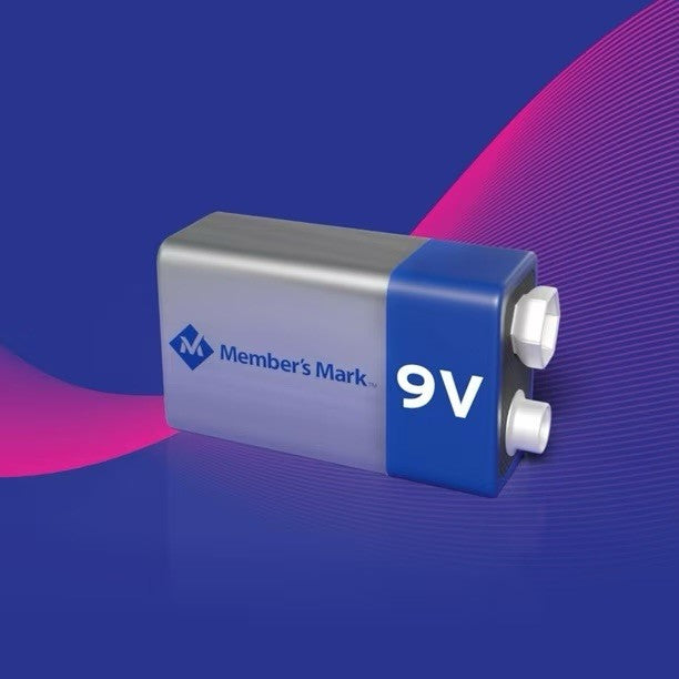 10PK Member's Mark 9V Alkaline Batteries