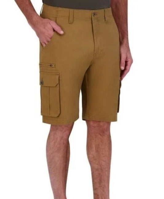IRON Clothing Flex Waistband Stretch Hybrid Multi Pocket Cargo Short
