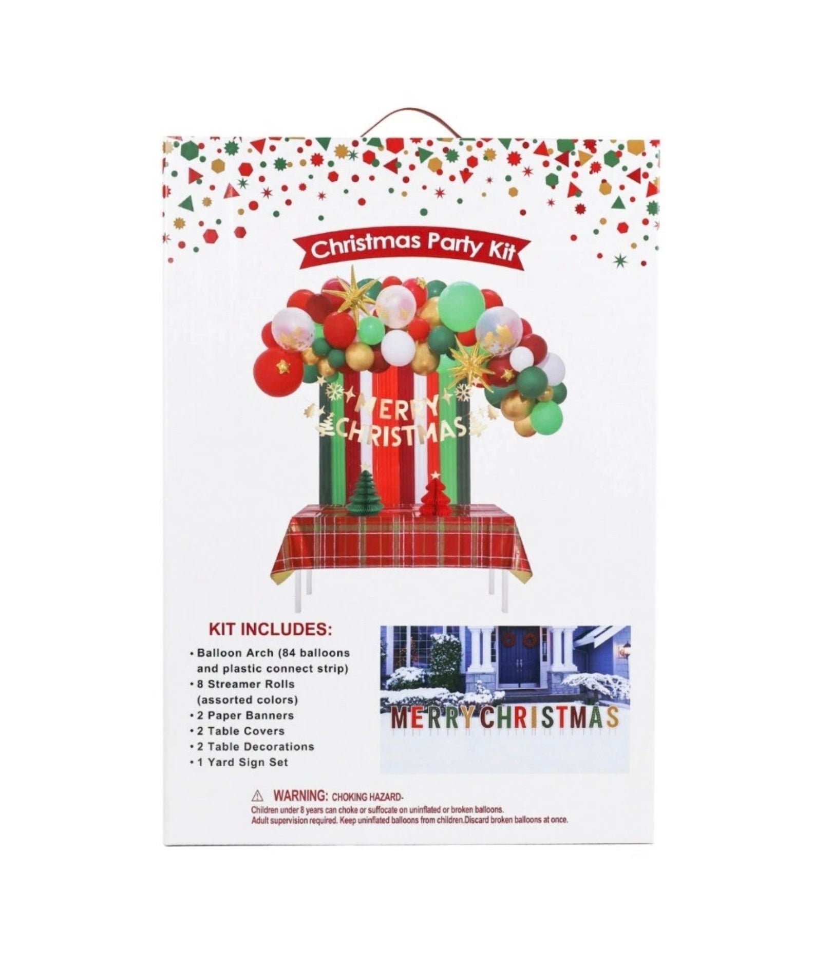Christmas Holiday Party Kit Celebration Theme Party Decoration Bundle, 112 pcs by Underdog Liquidation