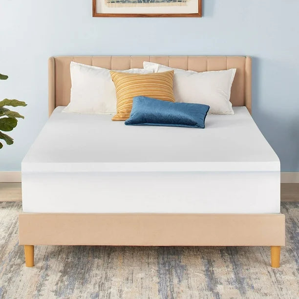 Serta 3" Cool Nights Gel Memory Foam Mattress Topper (King) by Underdog Liquidation