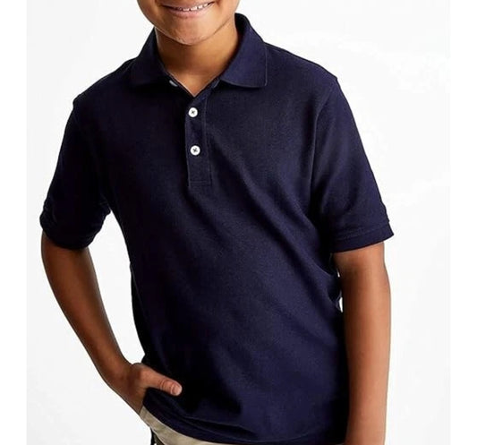 French Toast Short Sleeve Polo School Uniform Navy 2 Pack by Underdog Liquidation