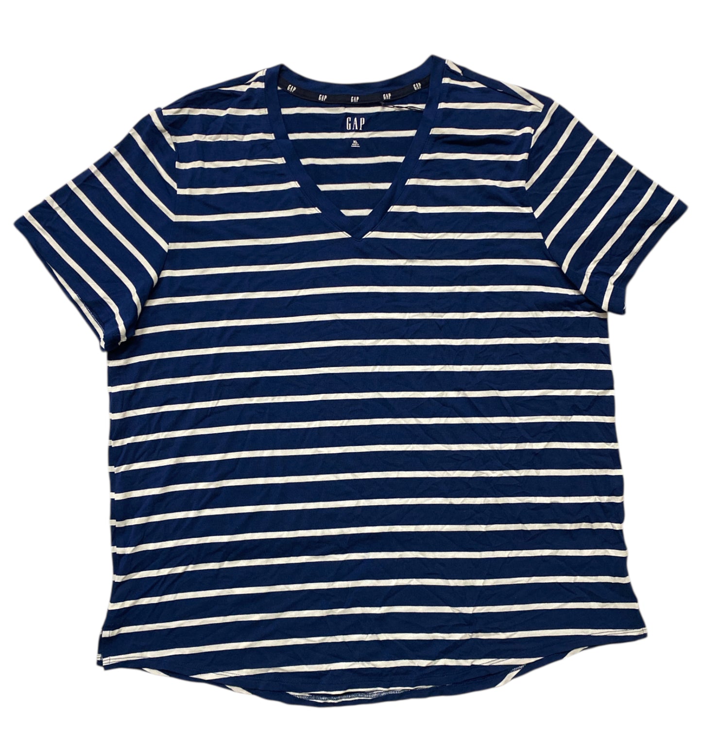 Gap Soft Jersey Relaxed Short Sleeve V-Neck Top by Underdog Liquidation
