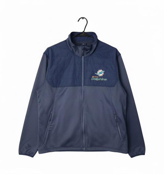 NFL Miami Dolphins Full Zip Jacket by Underdog Liquidation