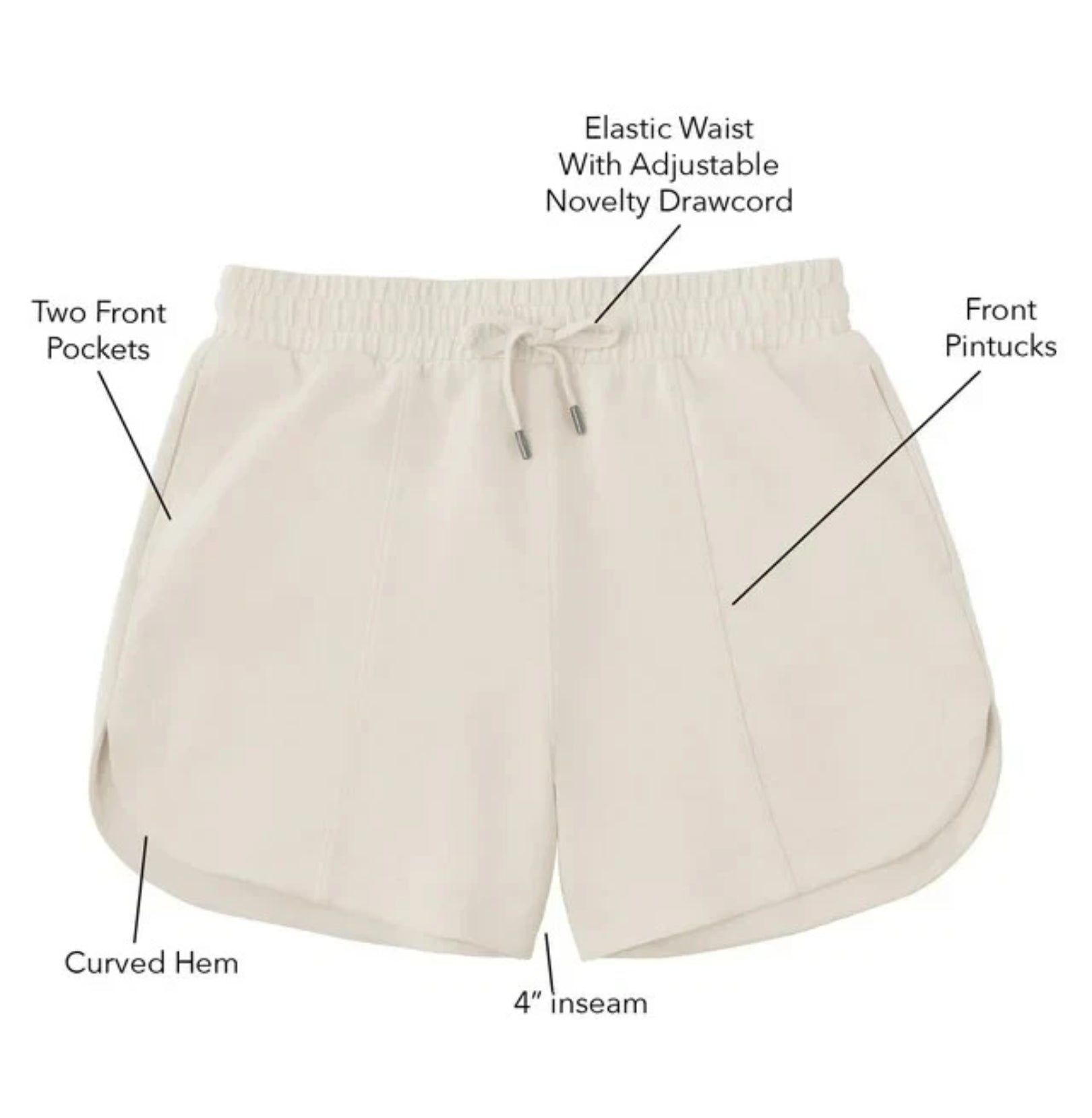 MM Soft Sandwash Pockets Dolphin Hem Short by Underdog Liquidation
