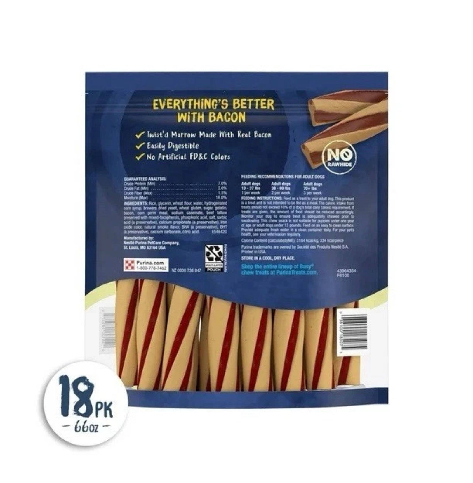 18ct Purina Busy With Beggin' Twist'd Small/Medium Breed Dog Treats by Underdog Liquidation
