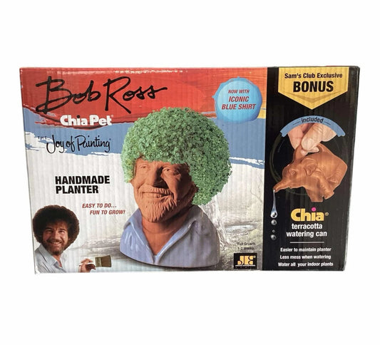 Chia Pet Handmade Decorative Planter with Terracotta Watering Can by Underdog Liquidation