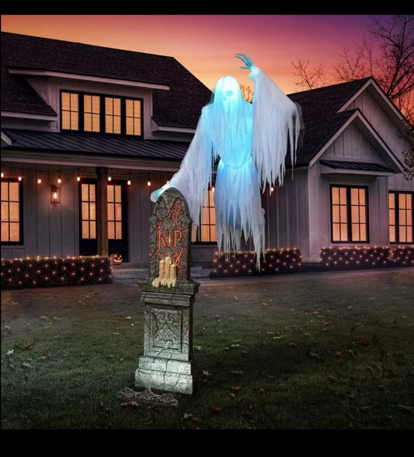 Member's Mark 9' Pre-Lit Animated Ghostly Skeleton