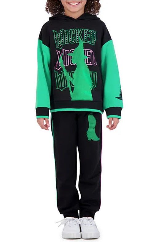 Disney Wicked Character Girls Hoodie & Jogger Set by Underdog Liquidation