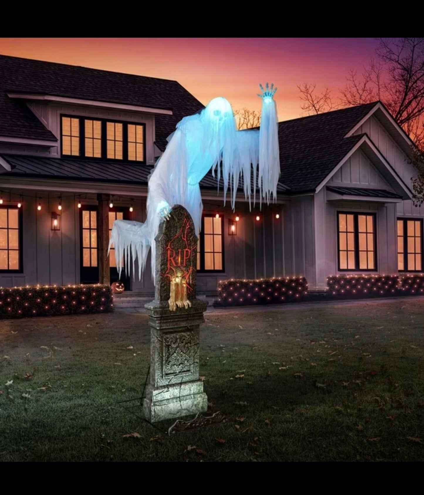 Member's Mark 9' Pre-Lit Animated Ghostly Skeleton