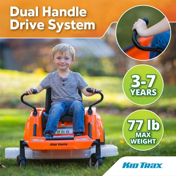 Kid Trax Zero Turn Lawn Mower 12-Volt Ride-On by Underdog Liquidation