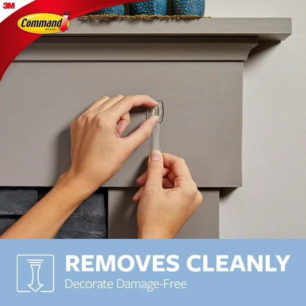 Command Mini Wall Hooks, Clear 48 Hooks + 48 Command Strips by Underdog Liquidation