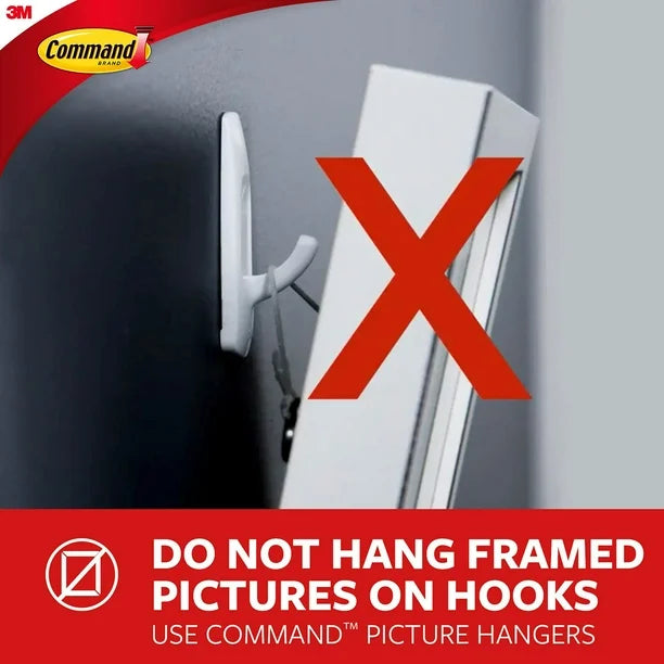Command Mini Wall Hooks, Clear 48 Hooks + 48 Command Strips by Underdog Liquidation